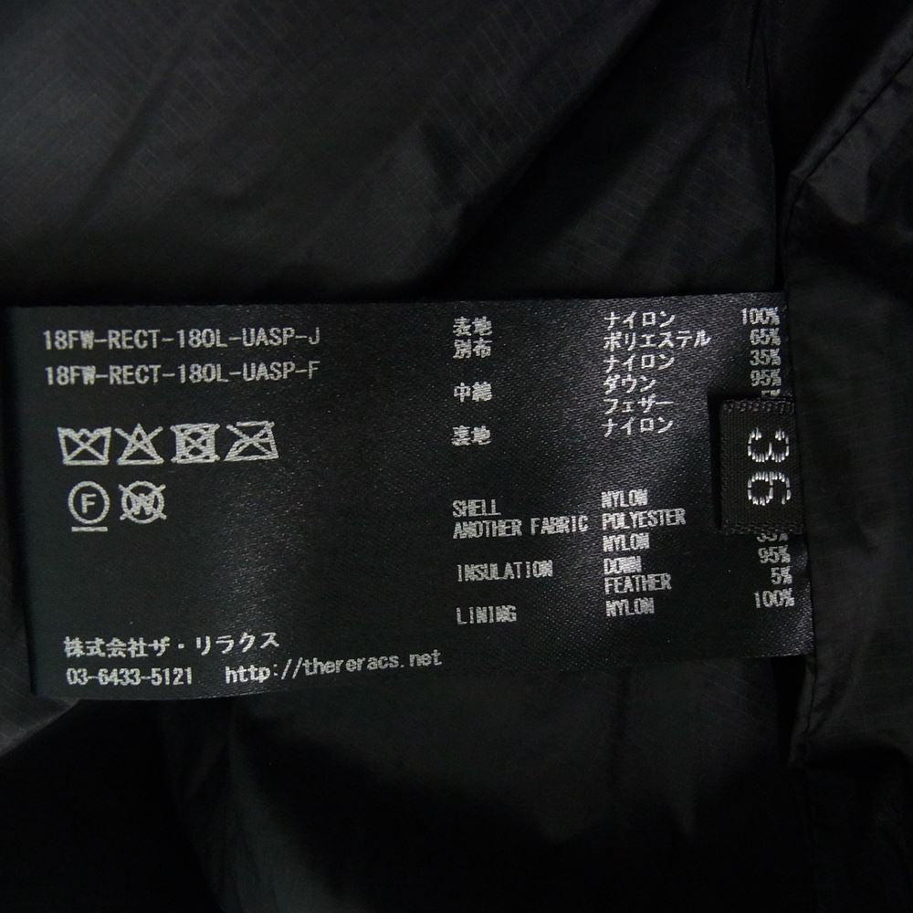 THE RERACS ザリラクス 18FW-RECT-180L-UASP ユナイテッドアローズ別注