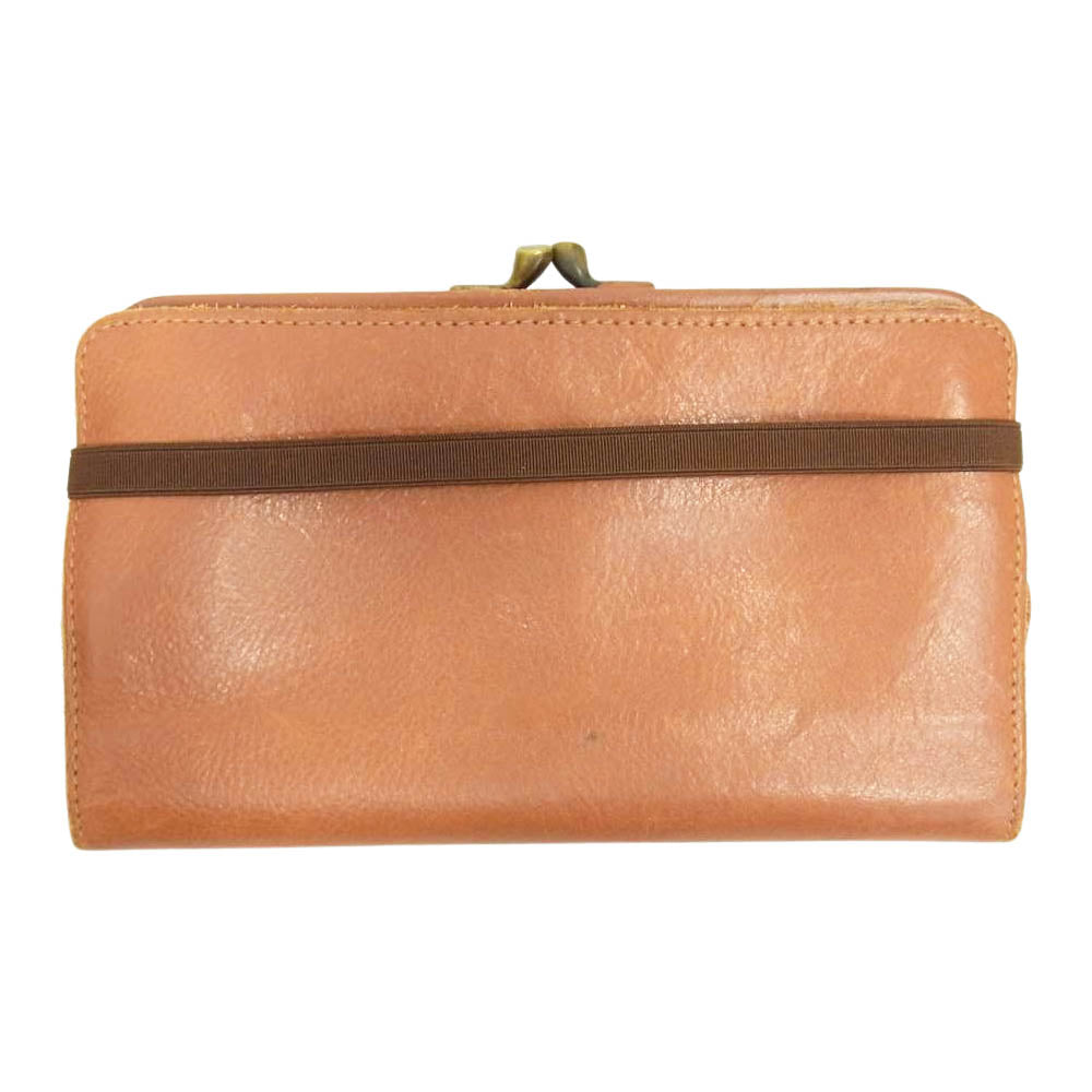 IL BISONTE - イルビゾンテ 長財布 がま口 オレンジの通販 by mk shop