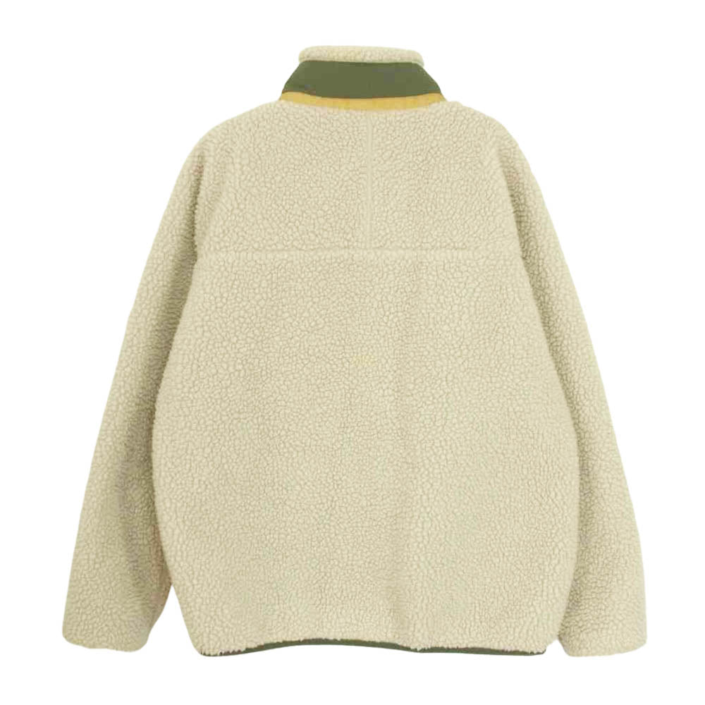 patagonia パタゴニア 65625FA19  RETRO X キッズ レトロX ナチュラル フリース ジャケット オフホワイト系 14【中古】