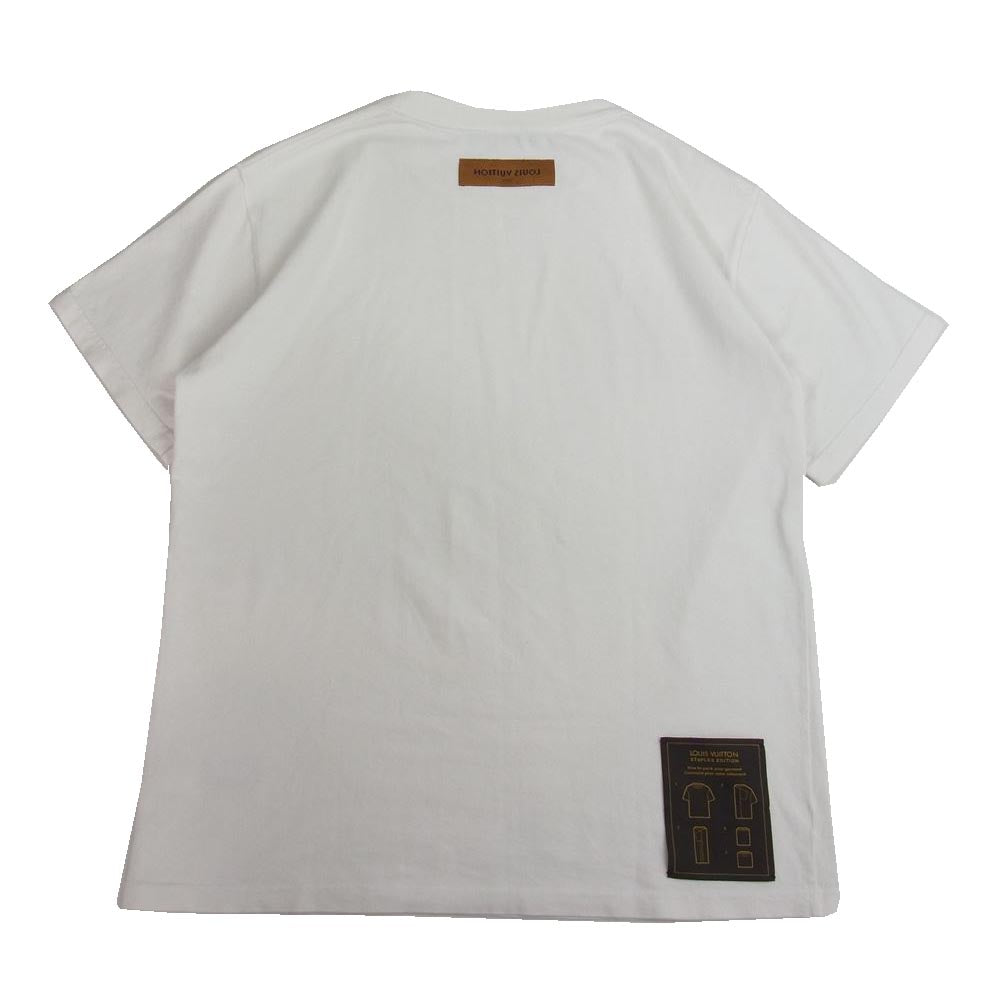 LOUIS VUITTON ルイ・ヴィトン Inside Out Tee ステープルズ エディション インサイドアウト Tシャツ ホワイト系 L【中古】