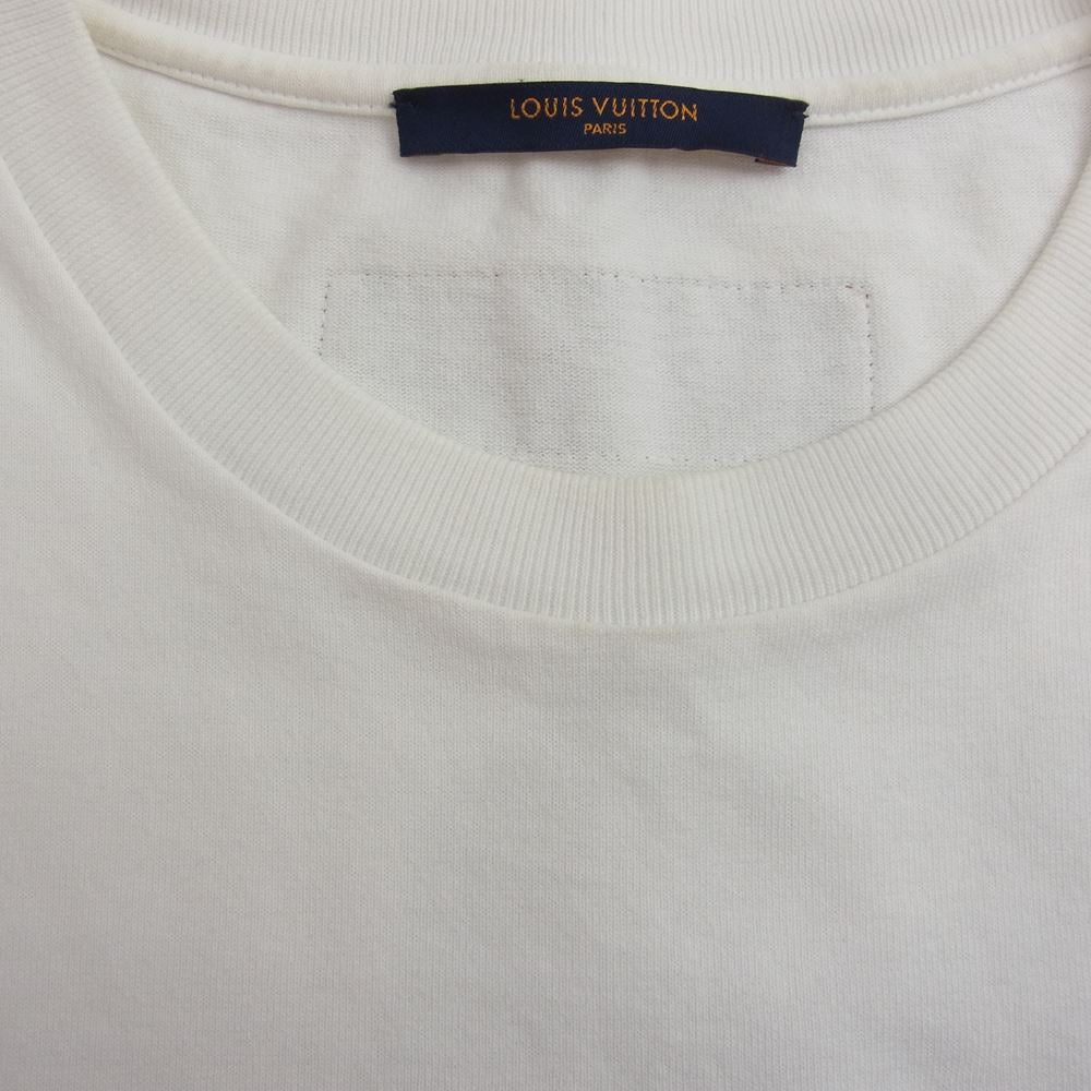LOUIS VUITTON ルイ・ヴィトン Inside Out Tee ステープルズ エディション インサイドアウト Tシャツ ホワイト系 L【中古】