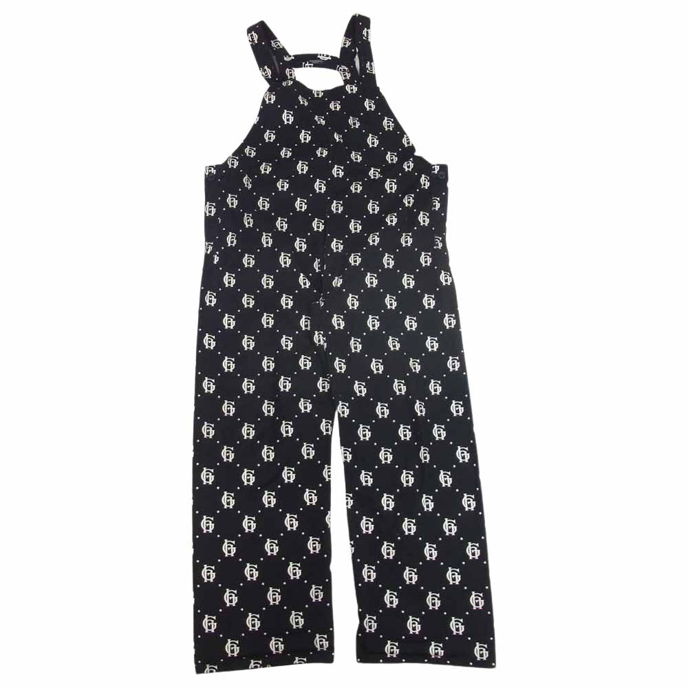 GLADHAND & Co. グラッドハンド FAMILY CREST OVERALL 10周年記念 モノグラム ロゴ 総柄 ファミリー クレスト オーバーオール  ブラック系 XL【中古】