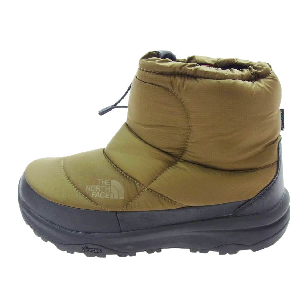 THE NORTH FACE ノースフェイス 0041729N3X NUPTSE BOOTIE WP LOGO SHORT ヌプシ ブーティ ウォータープルーフ ロゴ オリーブ系 27cm【中古】