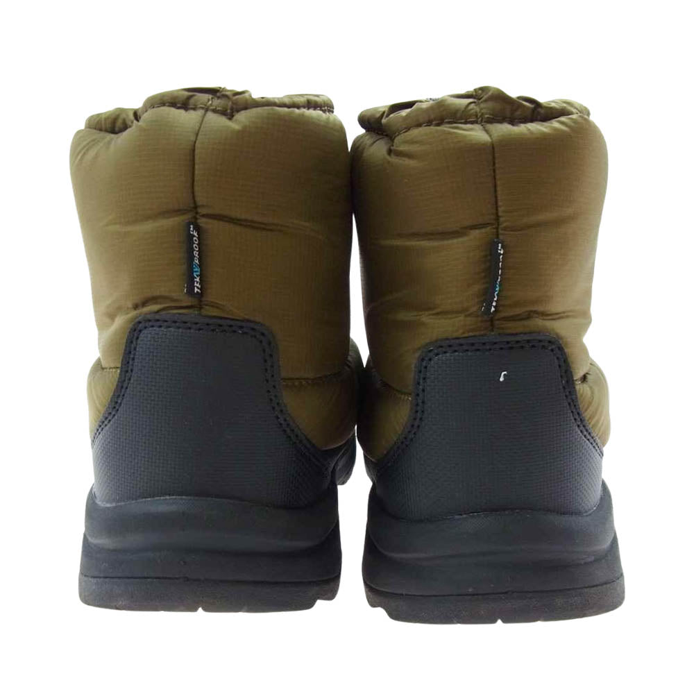 THE NORTH FACE ノースフェイス 0041729N3X NUPTSE BOOTIE WP LOGO SHORT ヌプシ ブーティ ウォータープルーフ ロゴ オリーブ系 27cm【中古】
