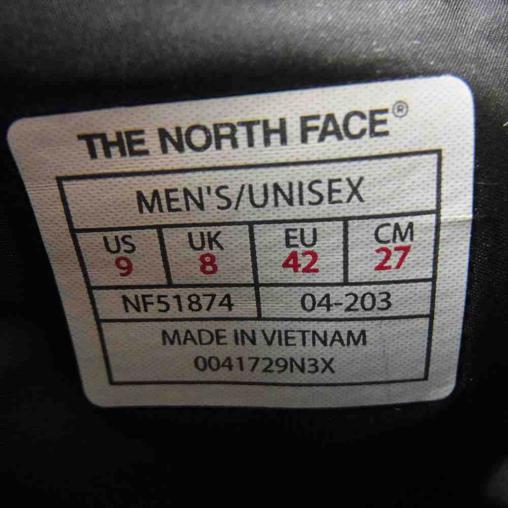 THE NORTH FACE ノースフェイス 0041729N3X NUPTSE BOOTIE WP LOGO SHORT ヌプシ ブーティ ウォータープルーフ ロゴ オリーブ系 27cm【中古】