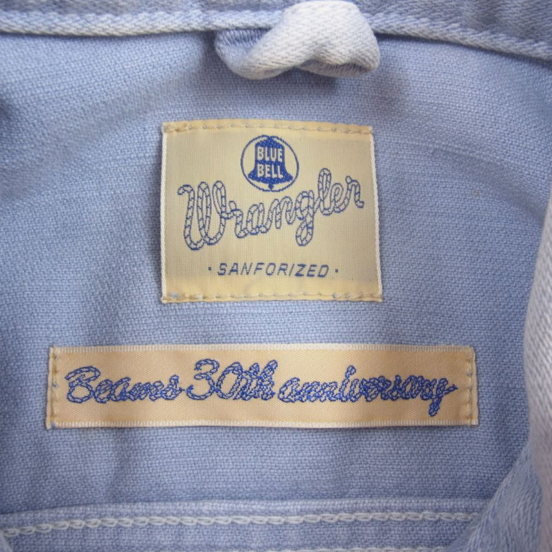 Wrangler ラングラー S9058 × BEAMS 30周年記念 Ｇジャン ヴィンテージ レプリカ 復刻 ブルー系 M【中古】
