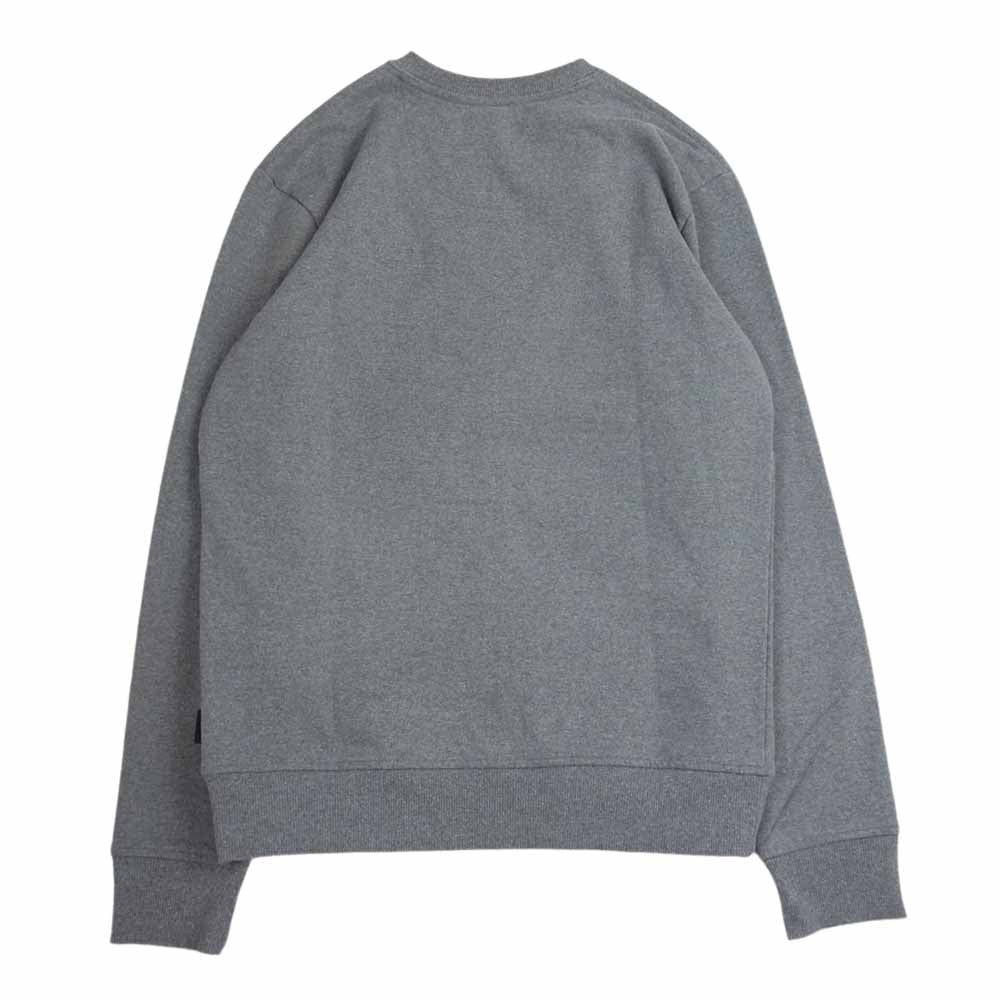 patagonia パタゴニア 19AW 39543 19年製 LABEL UP SWEAT ラベル アップラベル クルー スウェット グレー グレー系 S【中古】