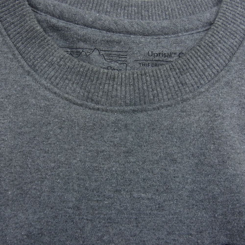 patagonia パタゴニア 19AW 39543 19年製 LABEL UP SWEAT ラベル アップラベル クルー スウェット グレー グレー系 S【中古】