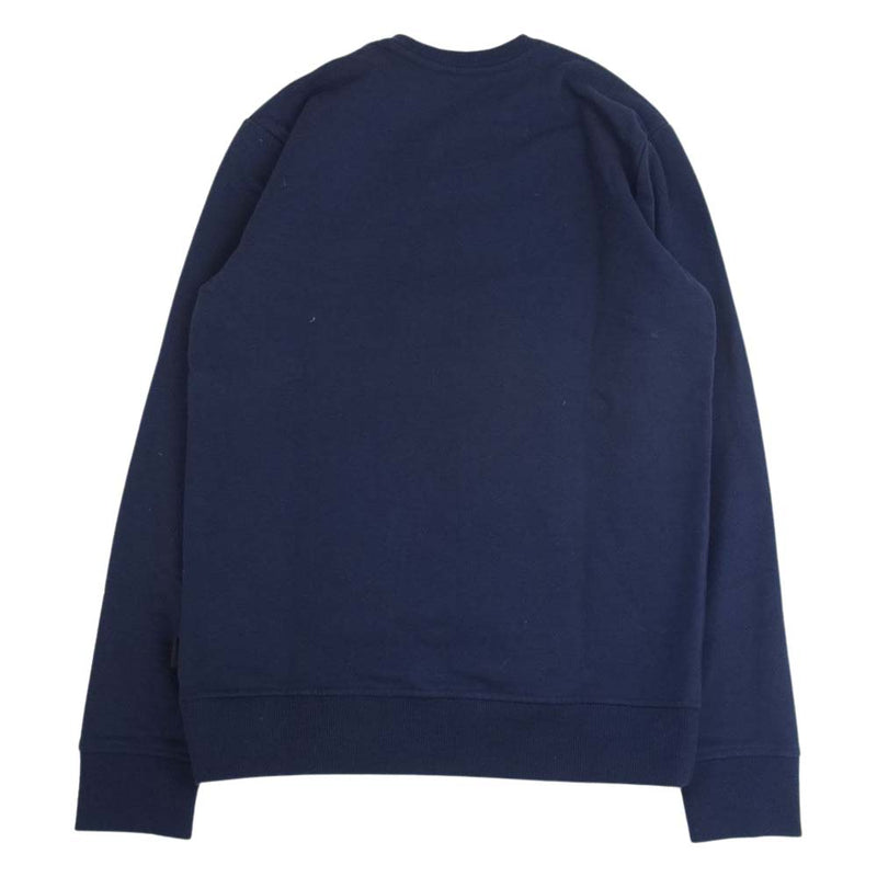 patagonia パタゴニア LABEL UP SWEAT ラベル アップラベル クルー スウェット ブラック ネイビー系 S【中古】