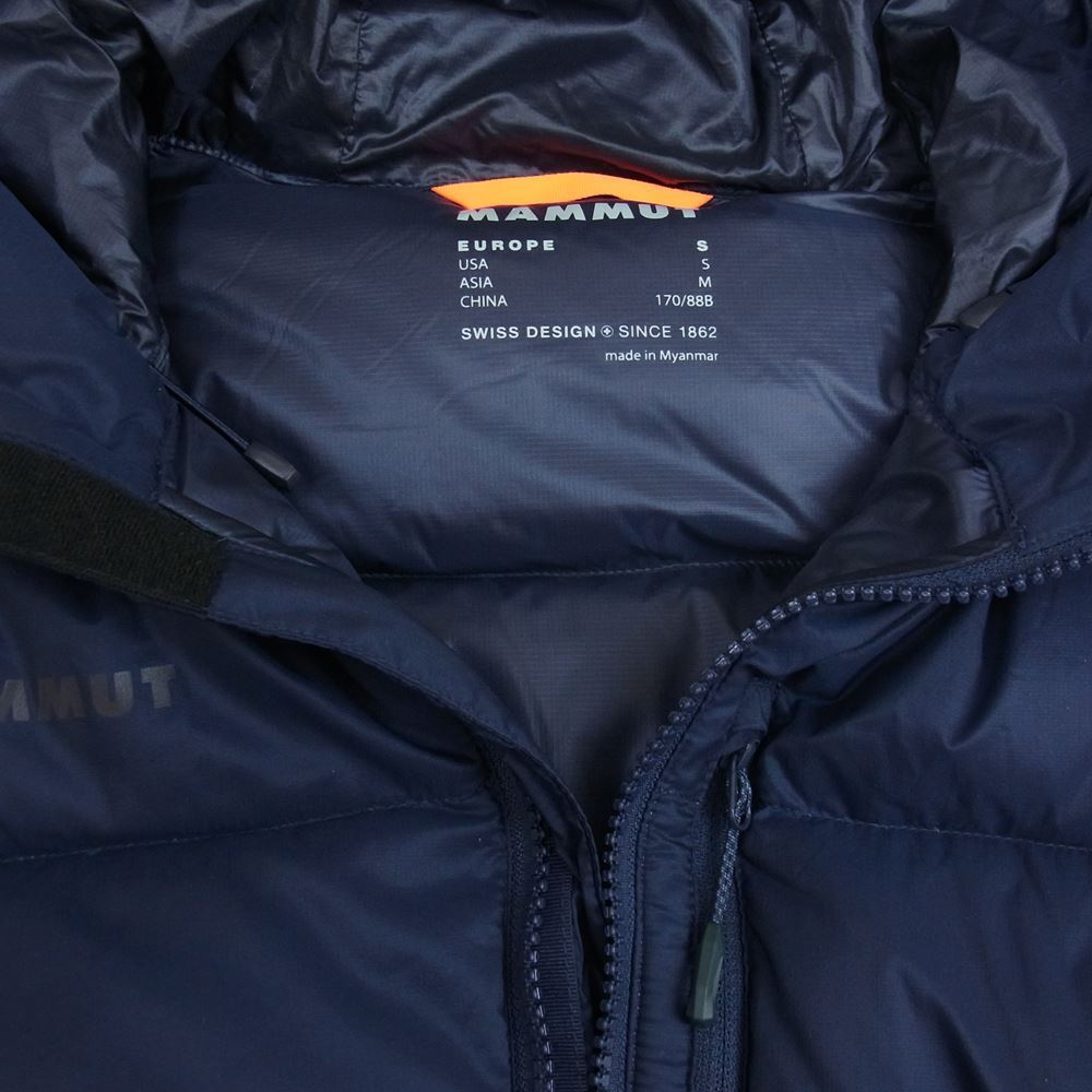 Mammut マムート 1013-00702 XERON IN HOODED JACKET エクセロン フーデットジャケット ダウンフーディ ネイビー系 M【中古】
