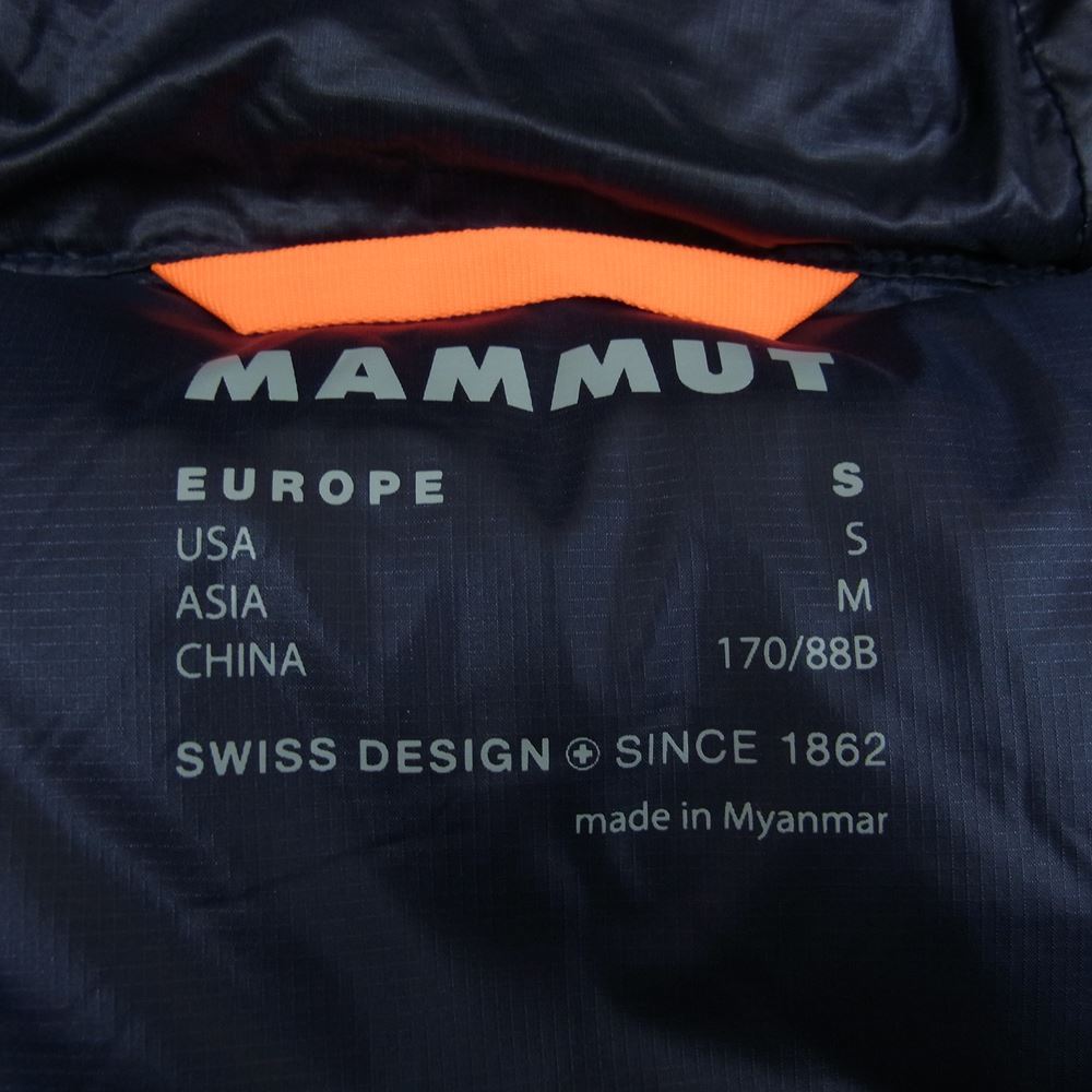 Mammut マムート 1013-00702 XERON IN HOODED JACKET エクセロン フーデットジャケット ダウンフーディ ネイビー系 M【中古】