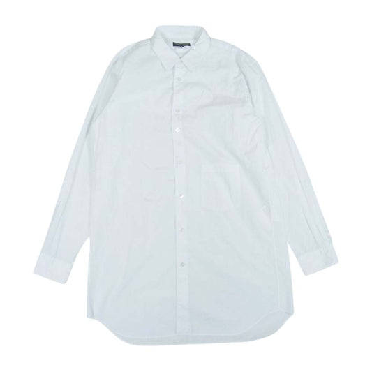 COMME des GARCONS HOMME PLUS コムデギャルソンオムプリュス 21SS PG-B011 長袖 ロングシャツ ホワイト系 M【中古】