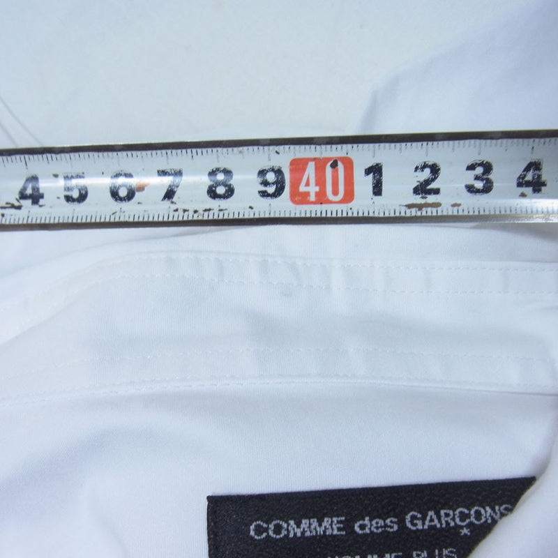COMME des GARCONS HOMME PLUS コムデギャルソンオムプリュス 長袖シャツ 21SS PG-B011 長袖 ロングシャツ ホワイト系 M