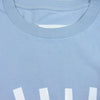 MAISON MARGIELA メゾンマルジェラ 21SS S29GC0296 S23935 フロントロゴプリント コットンジャージー 半袖 クルーネック Tシャツ ブルーグレー系 42【中古】