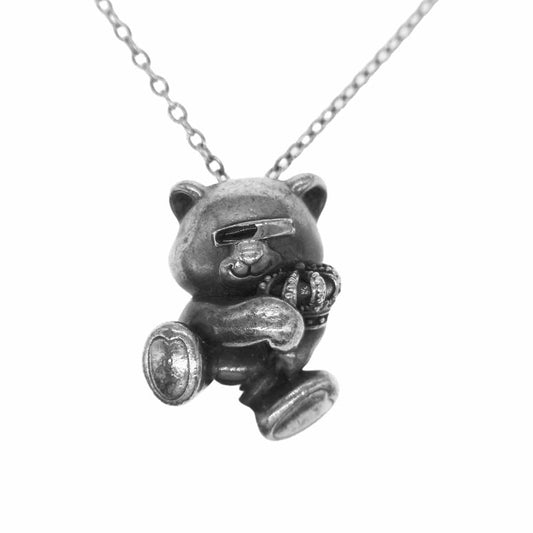 Justin Davis ジャスティンデイビス × UNDERCOVER アンダーカバー ギャランティ付属 SNJ1500 コラボレーション ベアー ネックレス シルバー系【中古】