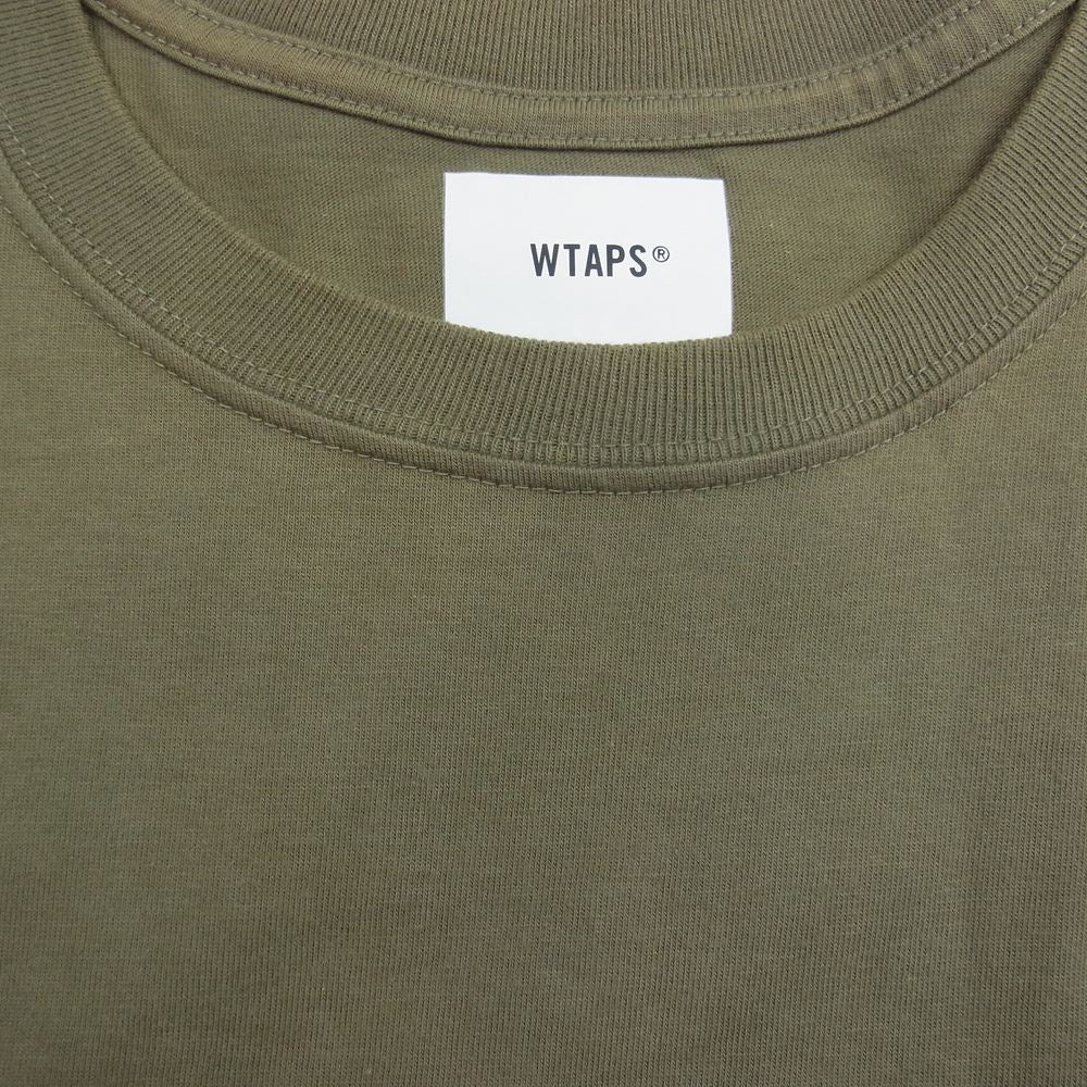 WTAPS ダブルタップス WRANGLE SS TEE 半袖 Tシャツ カーキ系 4【中古】