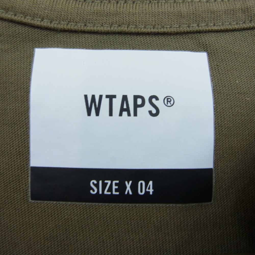 WTAPS ダブルタップス WRANGLE SS TEE 半袖 Tシャツ カーキ系 4【中古】