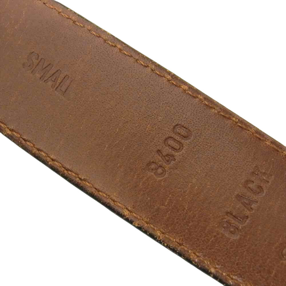 COACH コーチ レザーベルト ブラック系 S【中古】