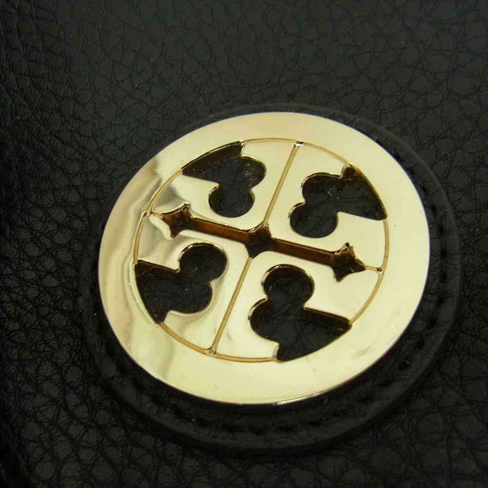 Tory Burch トリーバーチ フラップ チェーン ショルダー バッグ ブラック系【中古】