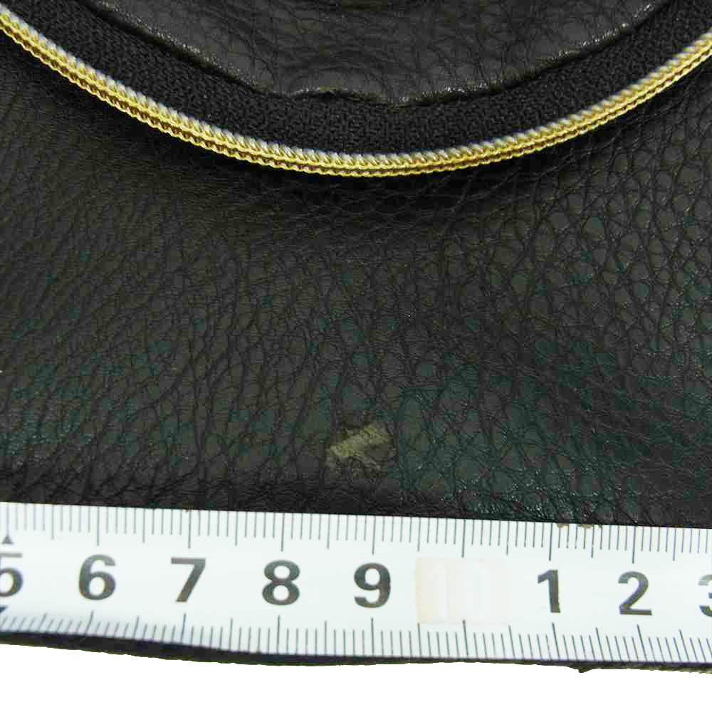 Tory Burch トリーバーチ フラップ チェーン ショルダー バッグ ブラック系【中古】