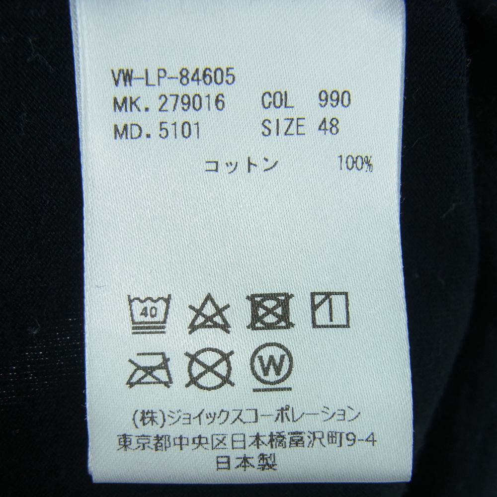 Vivienne WestwoodMAN ヴィヴィアンウエストウッドマン ネクタイ プリント Tシャツ カットソー 半袖 ブラック系 48【中古】