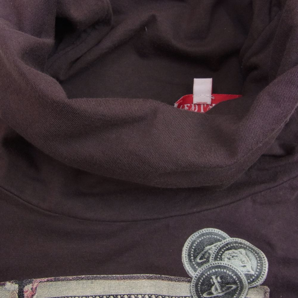 Vivienne Westwood ヴィヴィアンウエストウッド REDLABEL レッドレーベル ハイネック プリント カットソー 長袖 ブラウン系 2【中古】