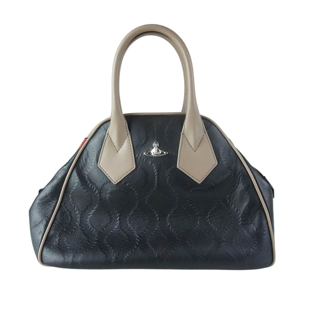 Vivienne Westwood ヴィヴィアンウエストウッド イタリア製 オーブ 2WAY ハンド ショルダーバッグ ブラック系【中古】