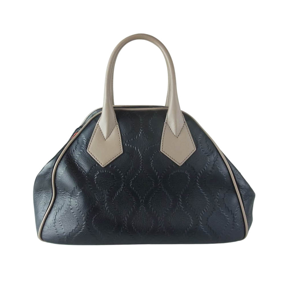 Vivienne Westwood ヴィヴィアンウエストウッド イタリア製 オーブ 2WAY ハンド ショルダーバッグ ブラック系【中古】