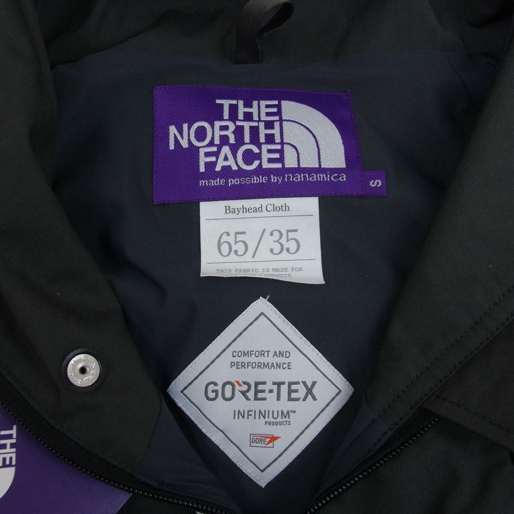 THE NORTH FACE ノースフェイス NP2200N PURPLE LABEL パープルレーベル 65/35 GORE-TEX INFINIUM Mountain Coat ゴアテックス マウンテン コート グレー系 S【新古品】【未使用】【中古】