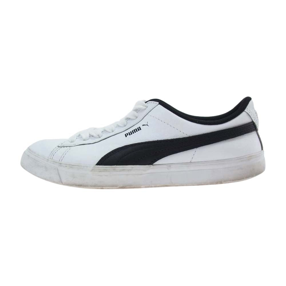 PUMA プーマ 366202-01 COURT STAR コートスター プーマ BTS 防弾少年団 スニーカー ホワイト系 24【中古】