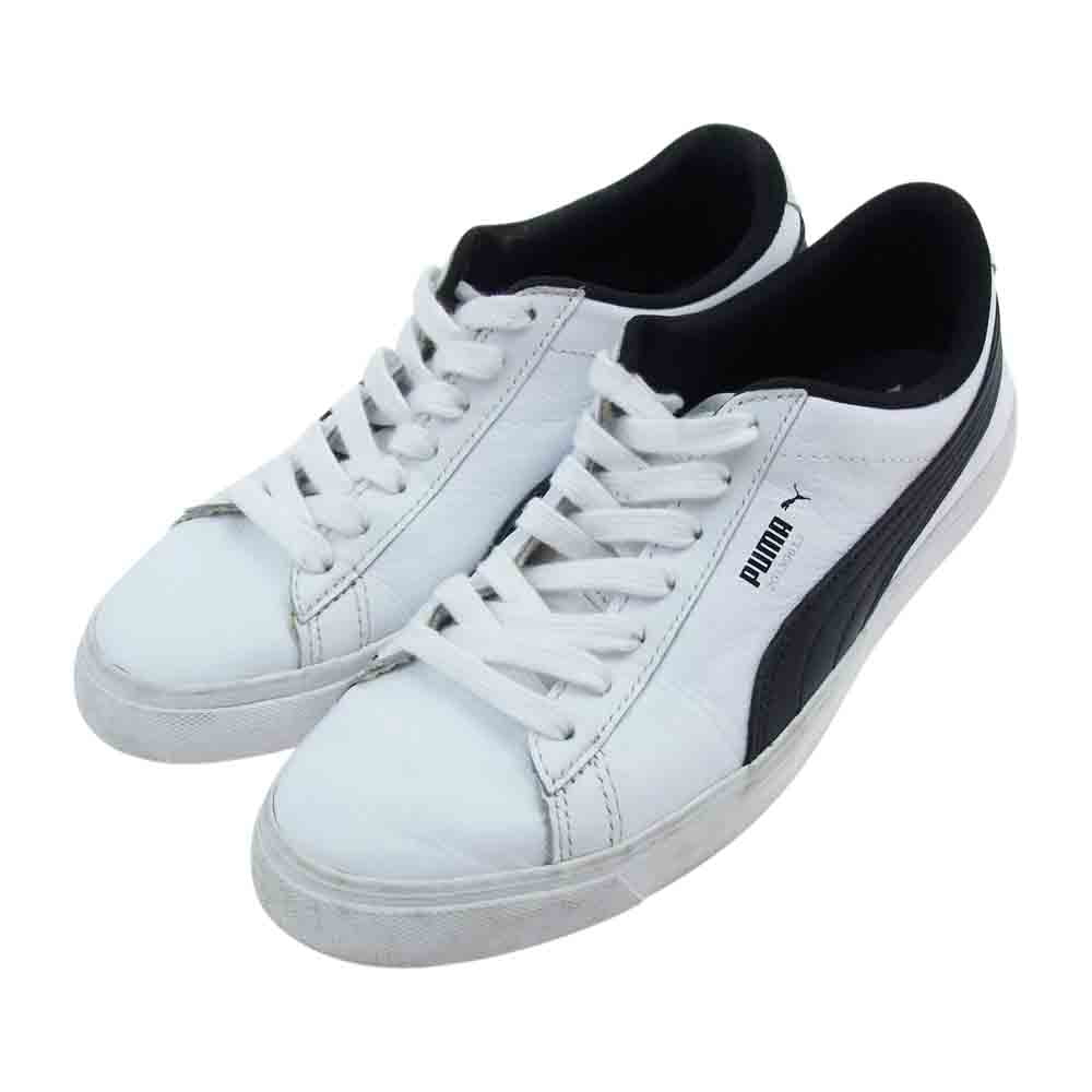PUMA プーマ 366202-01 COURT STAR コートスター プーマ BTS 防弾少年団 スニーカー ホワイト系 24【中古】
