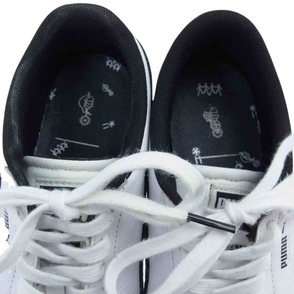 PUMA プーマ 366202-01 COURT STAR コートスター プーマ BTS 防弾少年団 スニーカー ホワイト系 24【中古】