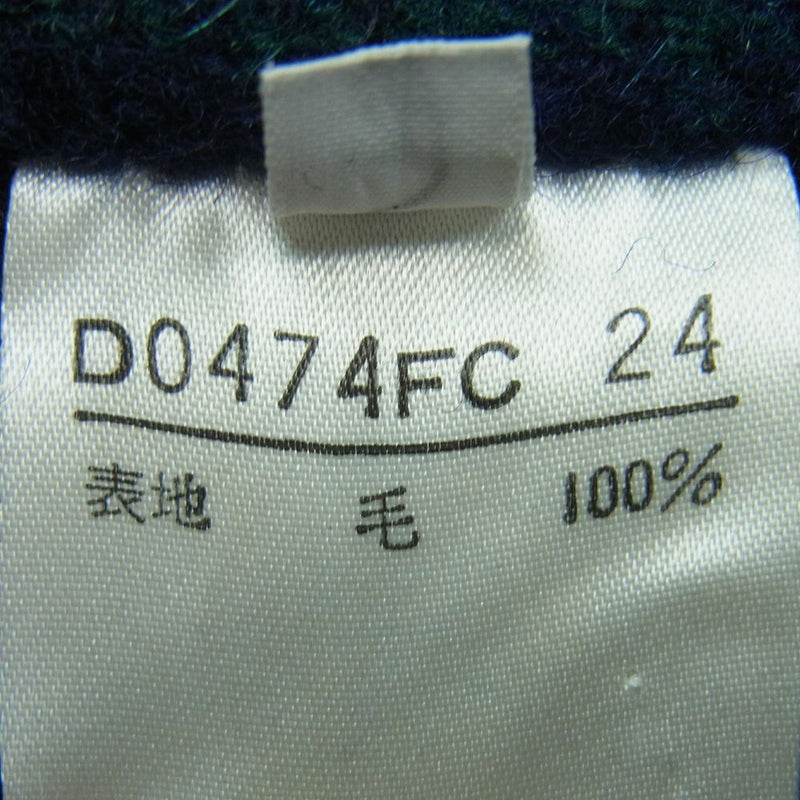 パパス D0474FC 24 ウール ダッフル コート 中国製 ダークネイビー系 L【中古】