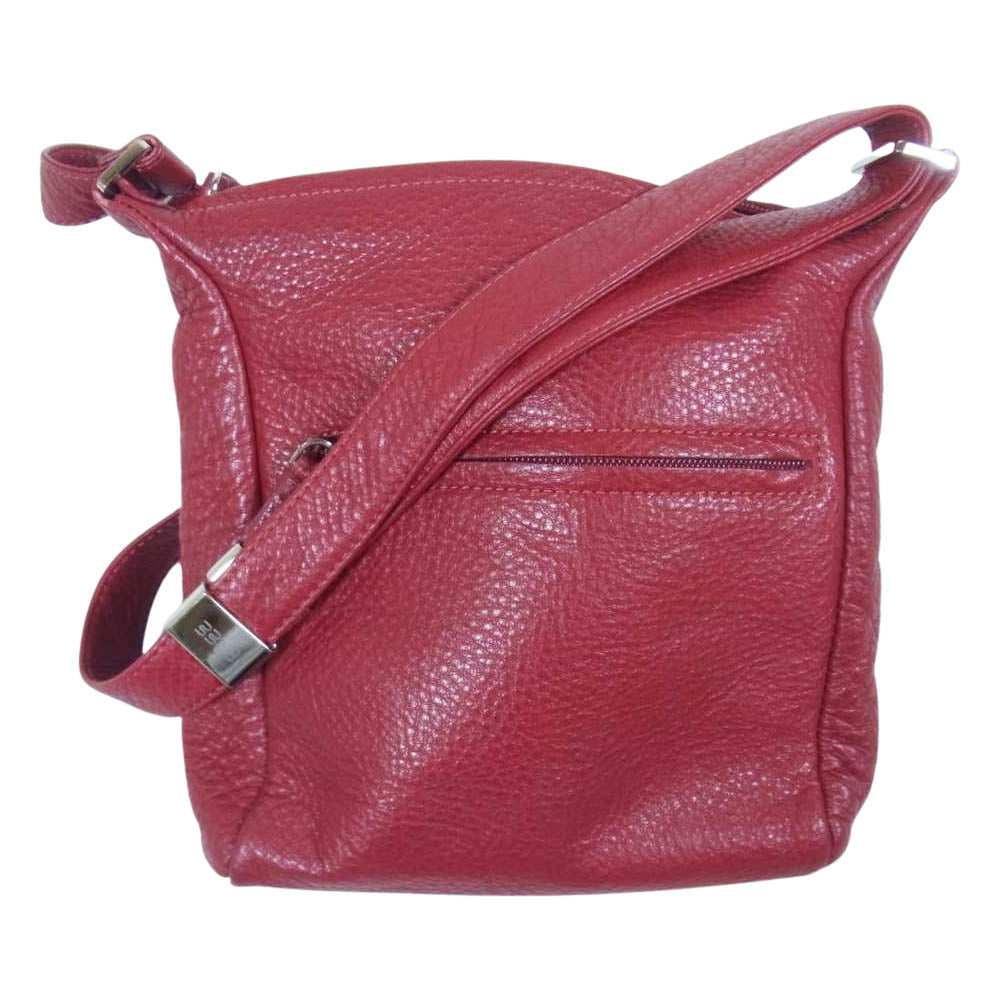 BREE ブリー オール レザー ポーチ ショルダー バック レザー レッド系【中古】