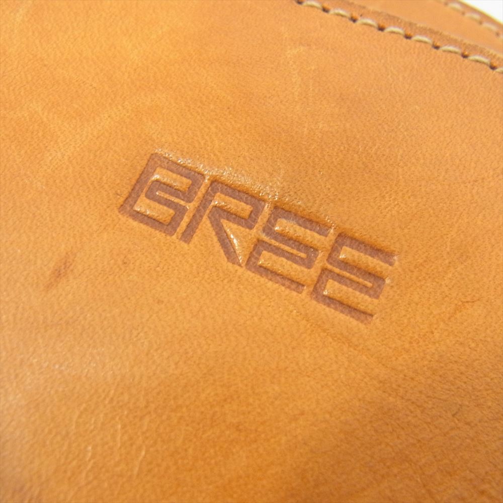 BREE ブリー ヌメ革 オール レザー ショルダー バック ポーチ ブラウン系【中古】