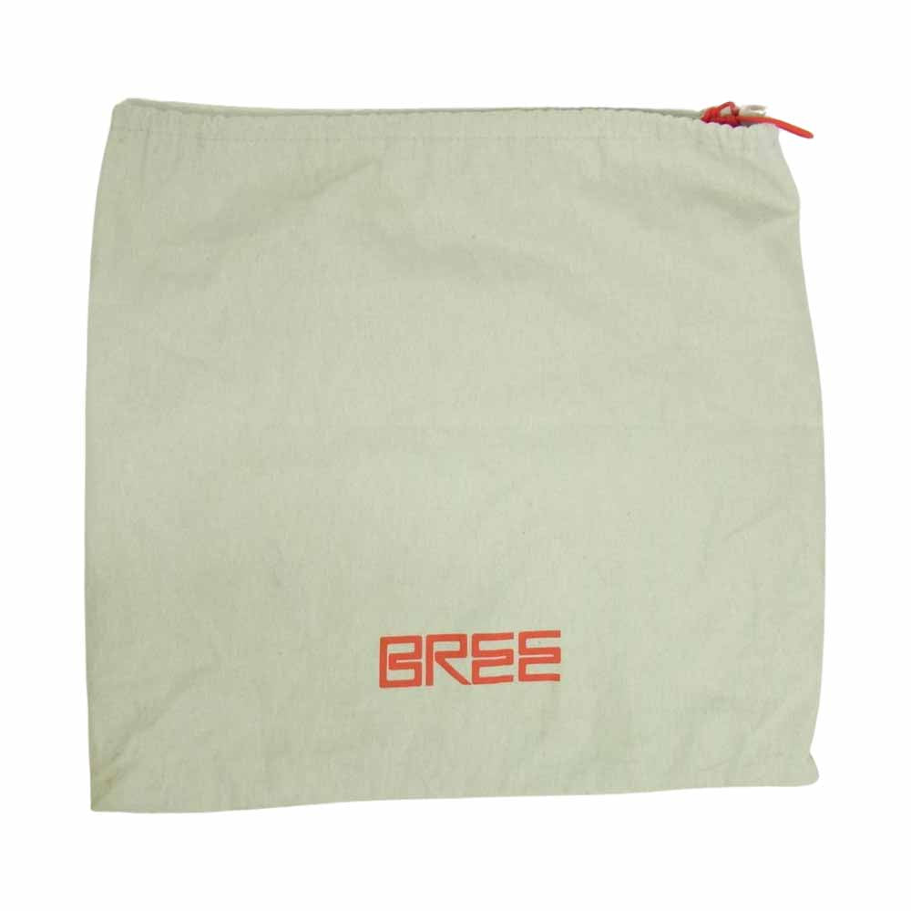 BREE ブリー ヌメ革 オール レザー バック ハンド バック ショルダー バック  ブラウン系【中古】