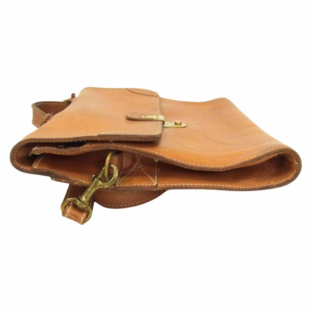 BREE ブリー ヌメ革 オール レザー ビジネス バック ハンド バック ショルダー バック 2WAY  ブラウン系【中古】