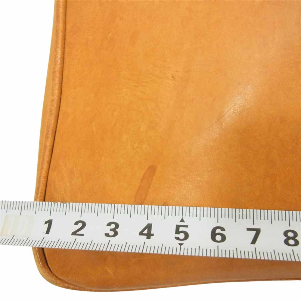 BREE ブリー ヌメ革 オール レザー ハンド バック ブラウン系【中古】