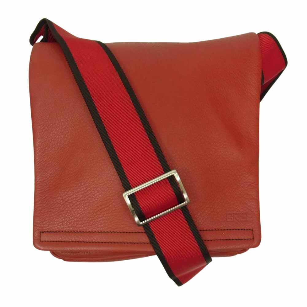 BREE ブリー  スクエア レザー ショルダー バック レッド レッド系【中古】