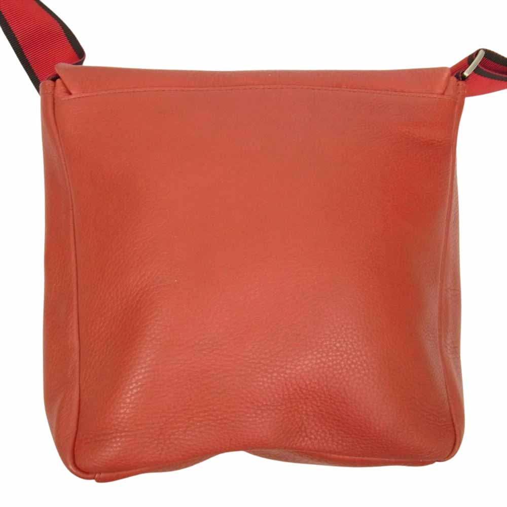 BREE ブリー  スクエア レザー ショルダー バック レッド レッド系【中古】