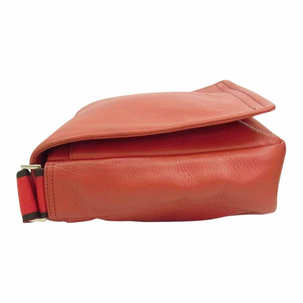 BREE ブリー  スクエア レザー ショルダー バック レッド レッド系【中古】