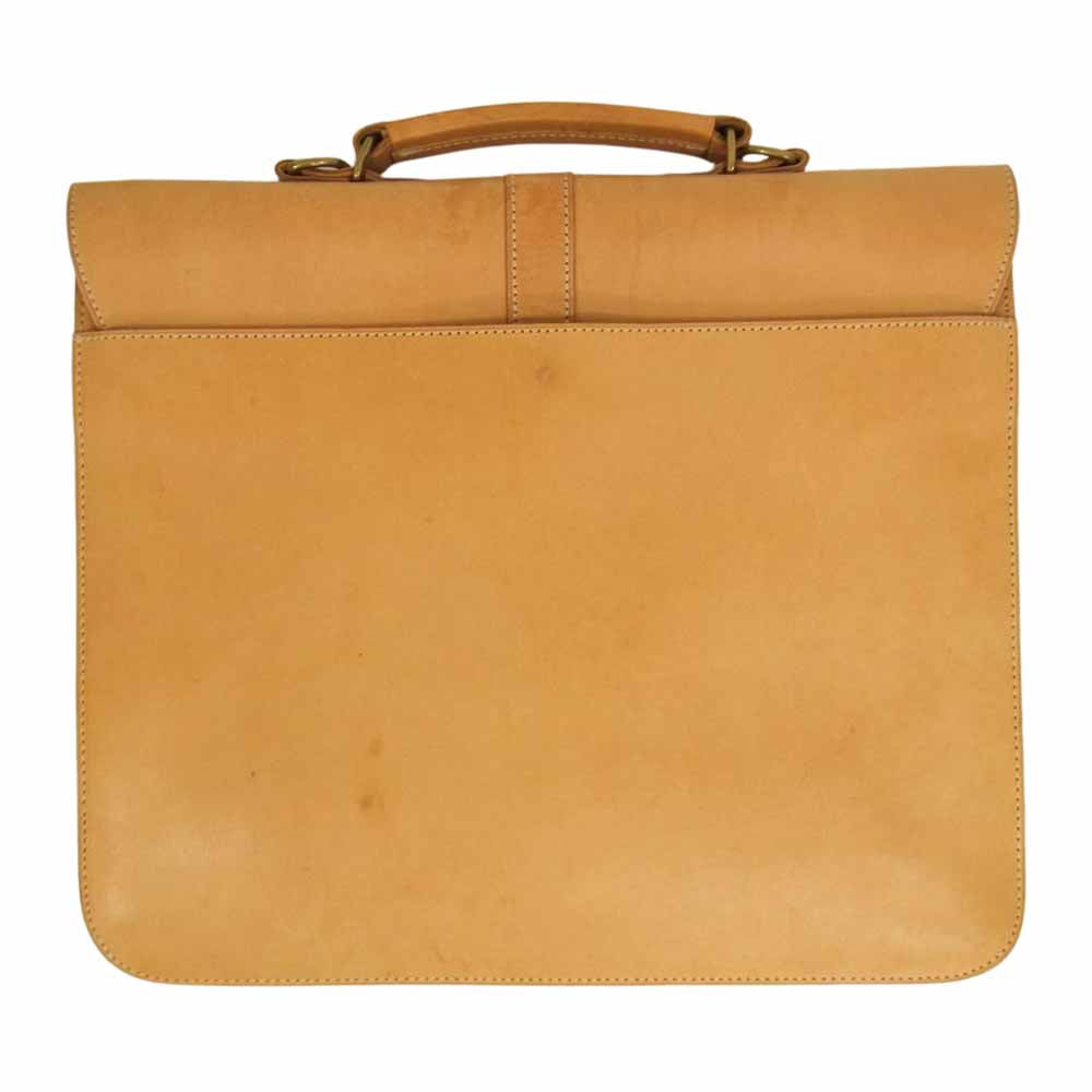 BREE ブリー ヌメ革 オール レザー ビジネス バック ハンド バック ショルダー バック 2WAY  ブラウン系【中古】