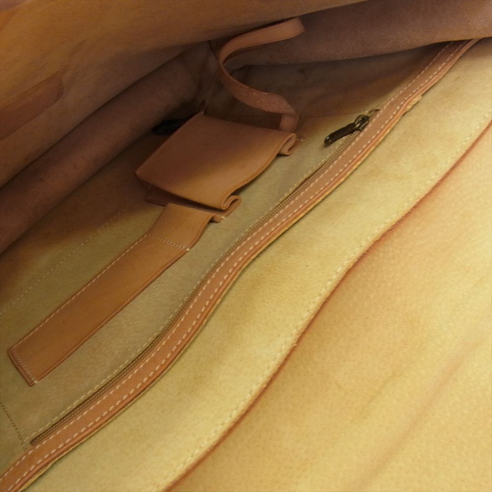 BREE ブリー ヌメ革 オール レザー ビジネス バック ハンド バック ショルダー バック 2WAY  ブラウン系【中古】