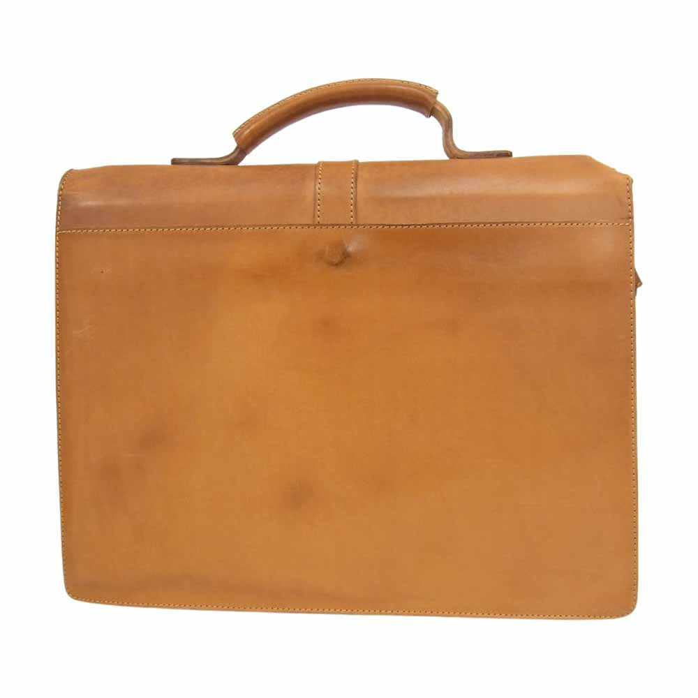 BREE ブリー ヌメ革 オール レザー バック ショルダー バック 2WAY ブラウン系【中古】