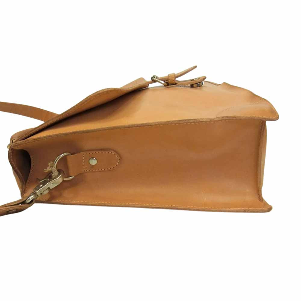 BREE ブリー ヌメ革 オール レザー バック ショルダー バック 2WAY ブラウン系【中古】