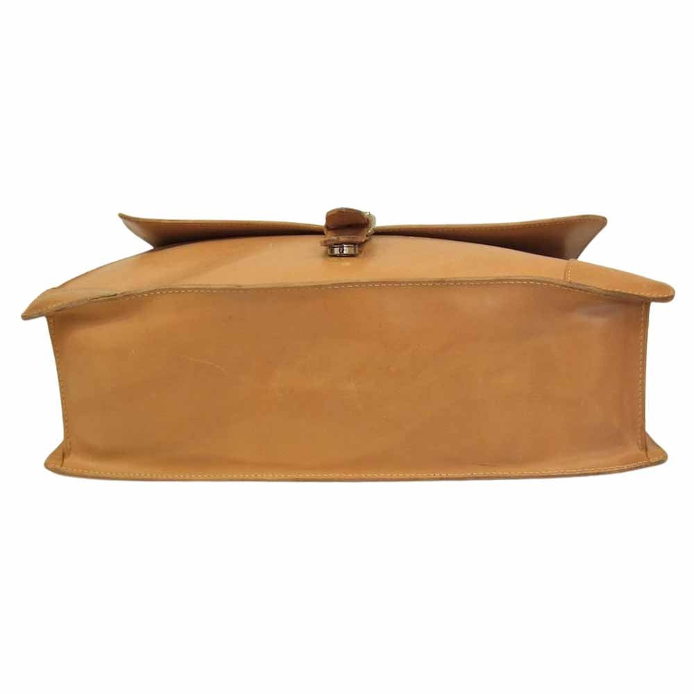 BREE ブリー ヌメ革 オール レザー バック ショルダー バック 2WAY ブラウン系【中古】