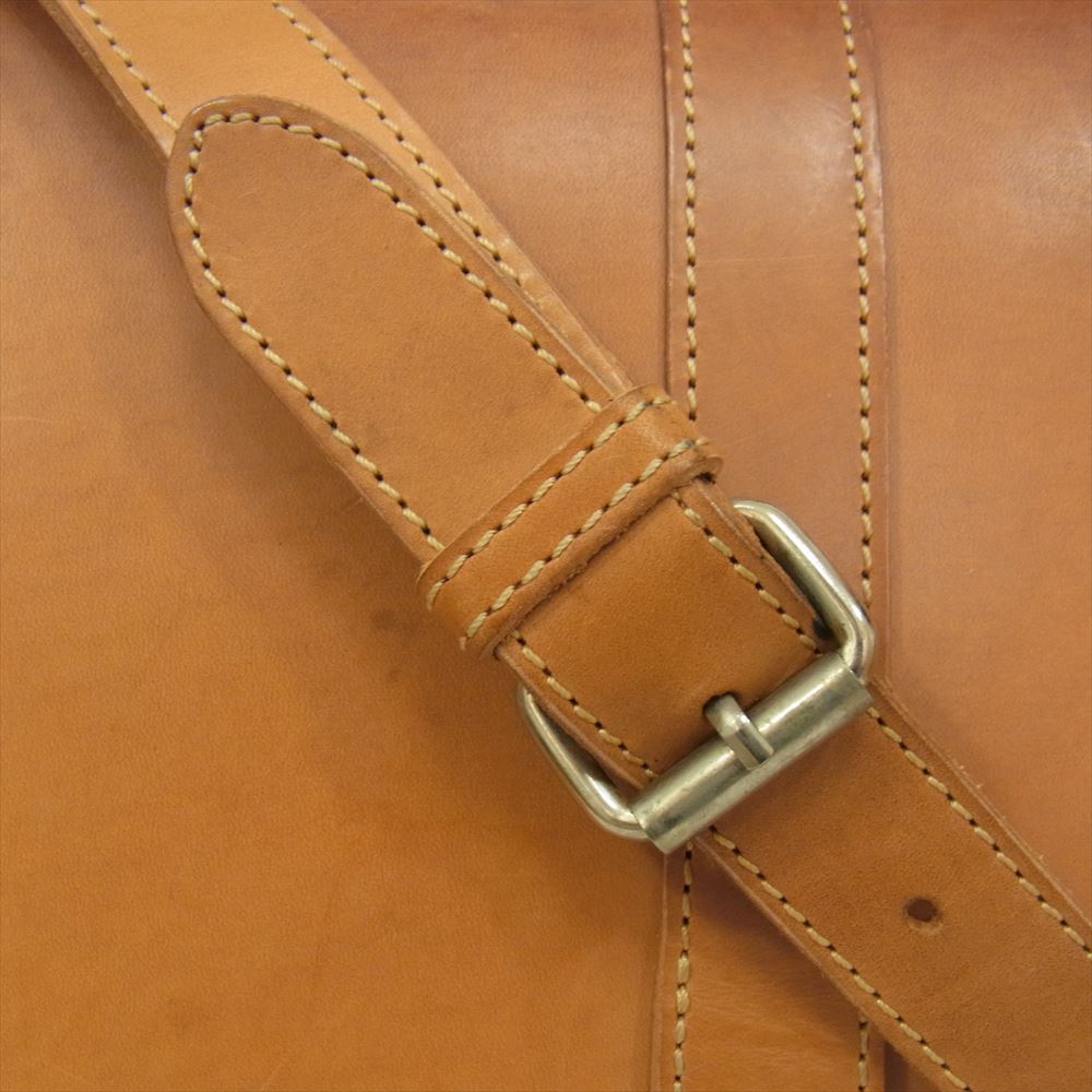BREE ブリー ヌメ革 オール レザー バック ショルダー バック 2WAY ブラウン系【中古】