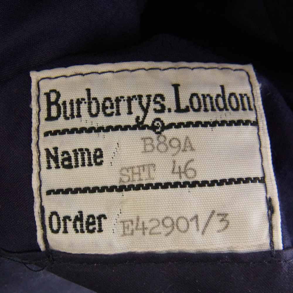 BURBERRY バーバリー Vintage コート ステンカラーコート ネイビー系 サイズ表記無し【中古】