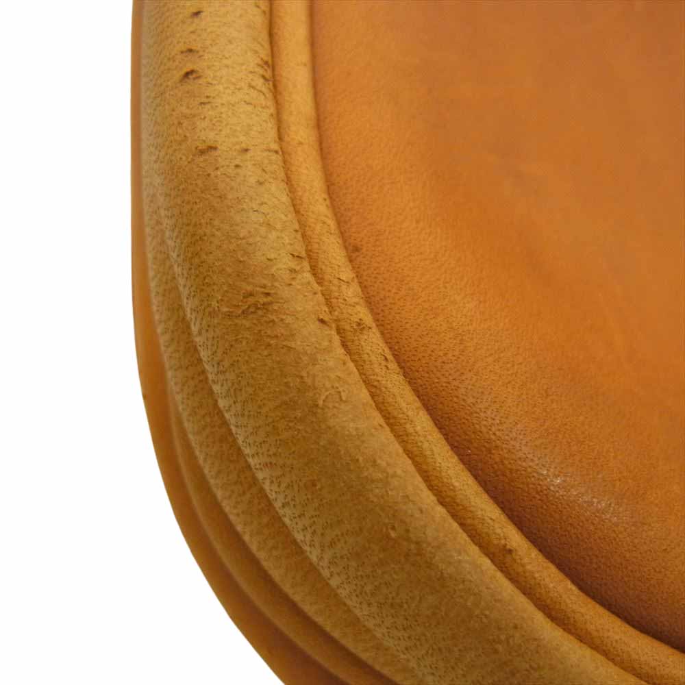 HERZ ヘルツ ヌメ革 オール レザー ダブルフック リュック バックパック  ブラウン系【中古】