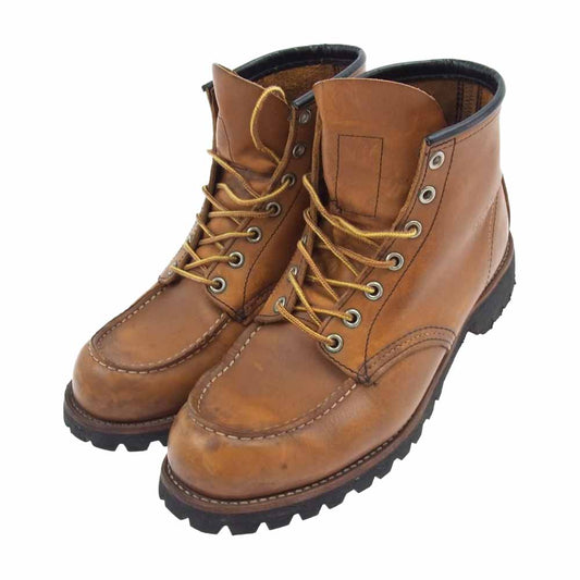RED WING レッドウィング 8147 6 CLASSIC MOC LUG モックトゥ ラグソール ブーツ ブラウン系 USA 10【中古】